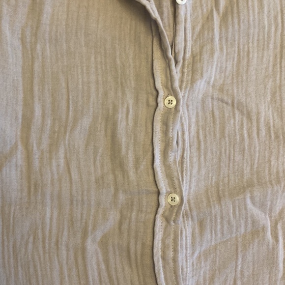 Dylan sleeveless button up gauzy blouse size XS gray - Picture 3 of 4